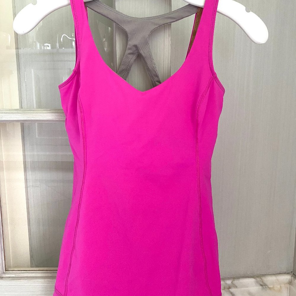 Lululemon Pink Tank Size 2